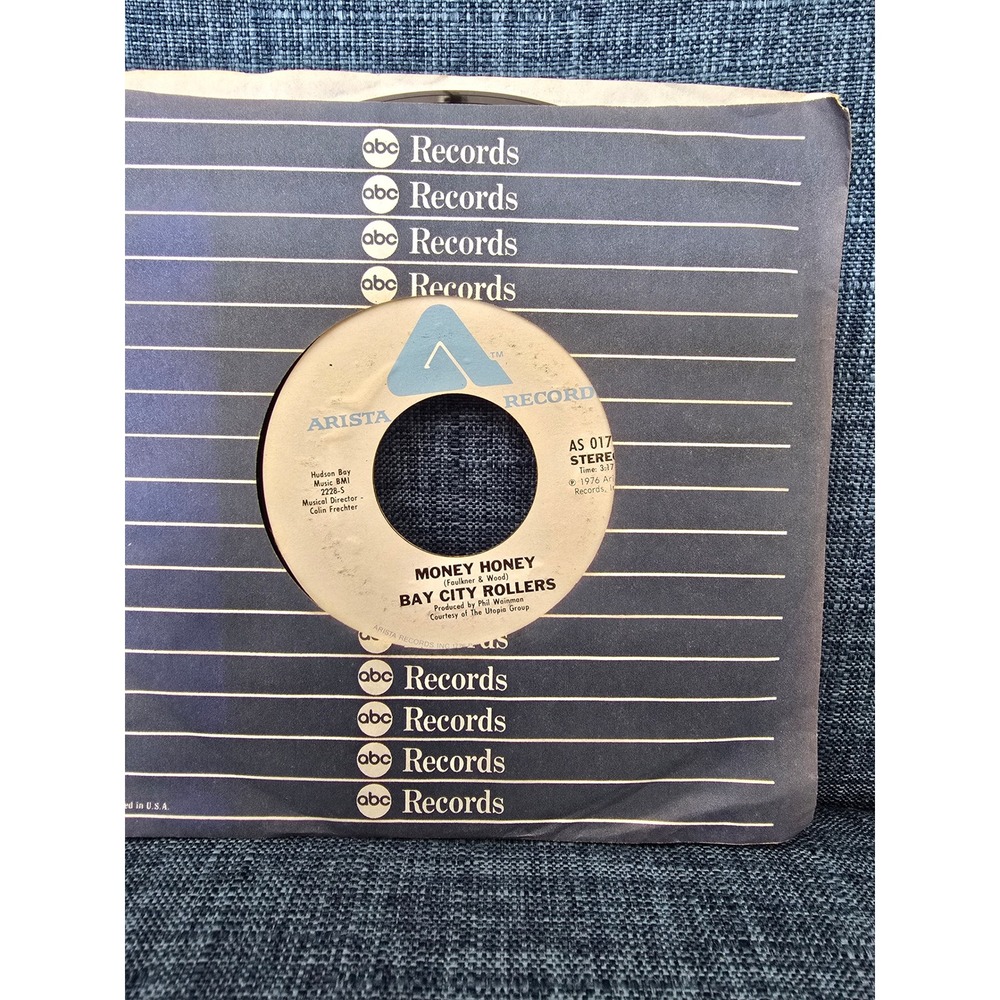 Bay City Rollers Money Honey Maryanne 1976 Arista 45 RPM 7" Vinyl Single AS 0170